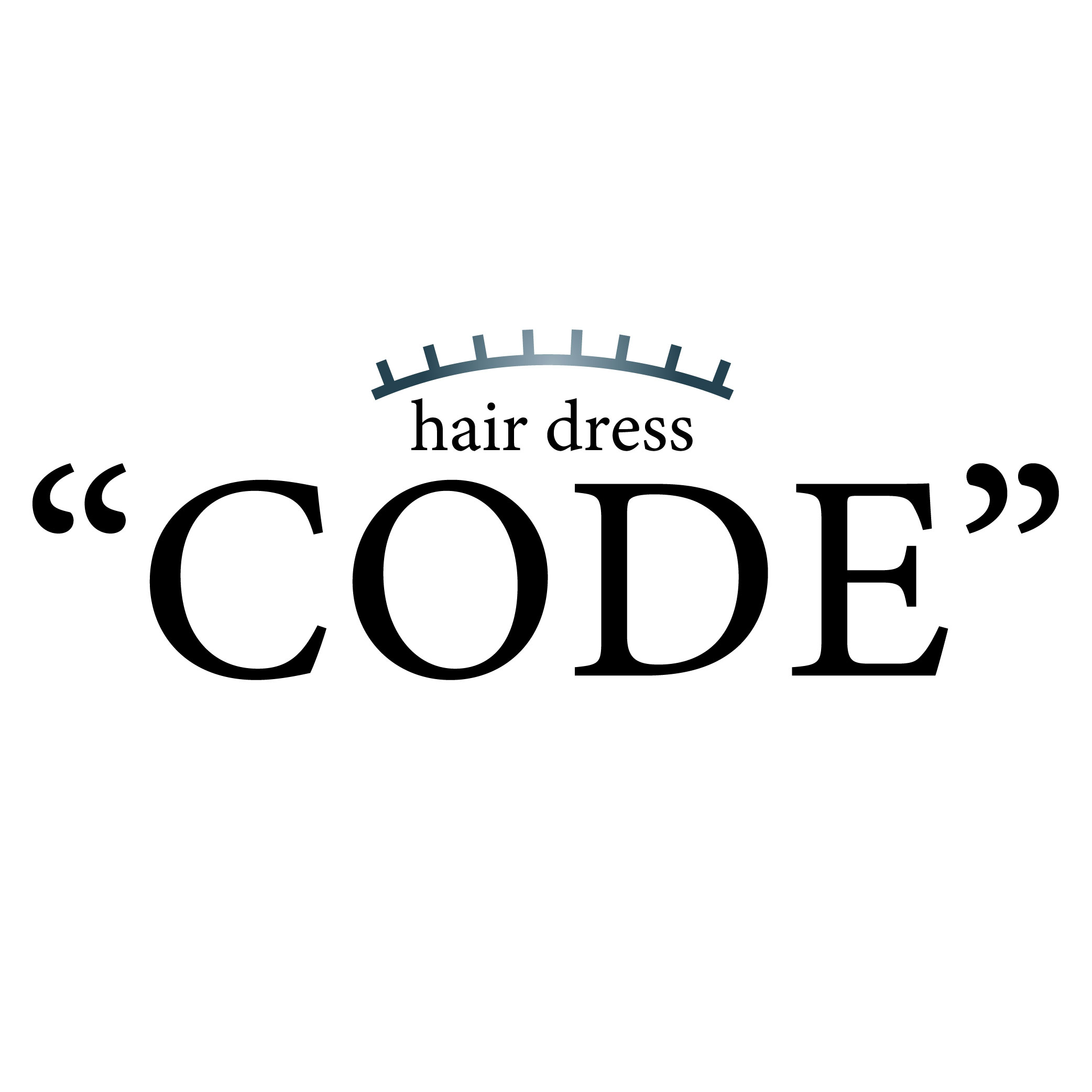 hair dress CODE logo